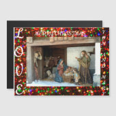 Kerststal in het dorp (Voorkant / Achterkant)
