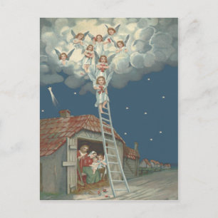 Kerststal Jezus Christus Kerst Feestdagenkaart