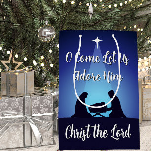 Kerststal Jezus in kribbe Medium Cadeauzakje