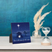 Kerststal Jezus is de reden Fotoplaat (Insitu)