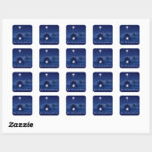Kerststal Jezus is de reden Vierkante Sticker (Vel)