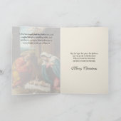 Kerststal Jezus Maagd Maria St Jozef  Feestdagen Kaart (Binnen)