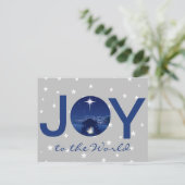Kerststal Joy to the World Briefkaart (Staand voorkant)