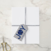 Kerststal 'Joy to the World' Cadeaulabel (Met Touw)