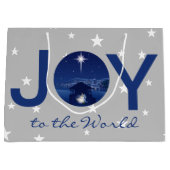 Kerststal 'Joy to the World' Groot Cadeauzakje (Voorkant)