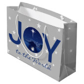 Kerststal 'Joy to the World' Groot Cadeauzakje (Achterkant Gekanteld)