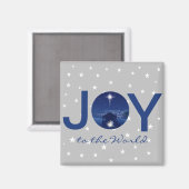 Kerststal 'Joy to the World' Magneet (Voorkant / Achterkant)