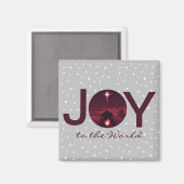 Kerststal Joy to the World Magneet (Voorkant / Achterkant)