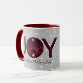 Kerststal Joy to the World Mok (Voorkant links)