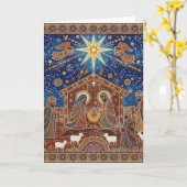 KERSTSTAL KAART (Gele Bloem)
