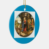 Kerststal Keramisch Ornament (Rechts)