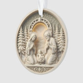 Kerststal Kerst Ornament – Heilige Familie 2 (voorkant)