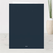 Kerststal kerstgroet kaart (Achterkant)