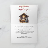 Kerststal Kerstkaart Aankondiging (Binnen)