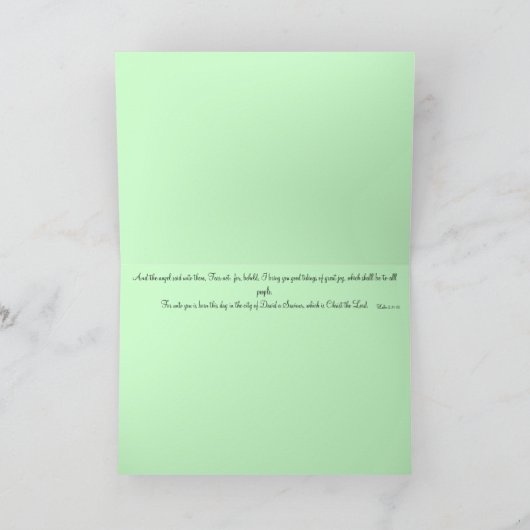 kerststal kerstkaart feestdagen kaart (Binnen)