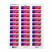 kerststal kerstlabels etiket (Full Sheet)