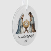 Kerststal Kerstmis Ornament (voorkant)