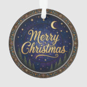 Kerststal Kerstornament – Dubbelzijdig Ornament (achterkant)