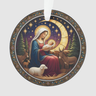 Kerststal Kerstornament – Dubbelzijdig Ornament