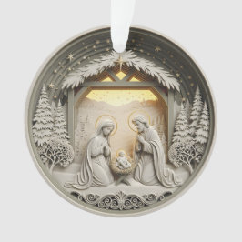 Kerststal Kerstornament - Heilige Familie 1 Ornament