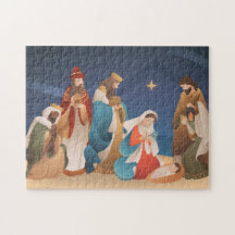 Kerststal Kerstpuzzel