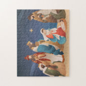 Kerststal Kerstpuzzel Legpuzzel (Verticaal)