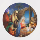 kerststal kerststal labels (Design 2)