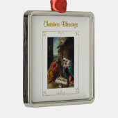 Kerststal Kerstzegens Religieus Ornament (Rechts)
