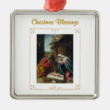 Kerststal Kerstzegens Religieus Ornament