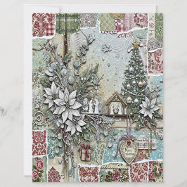 Kerststal knutselpapier