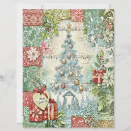 Kerststal knutselpapier