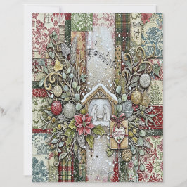 Kerststal knutselpapier