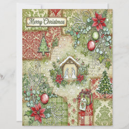 Kerststal knutselpapier