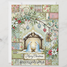 Kerststal knutselpapier