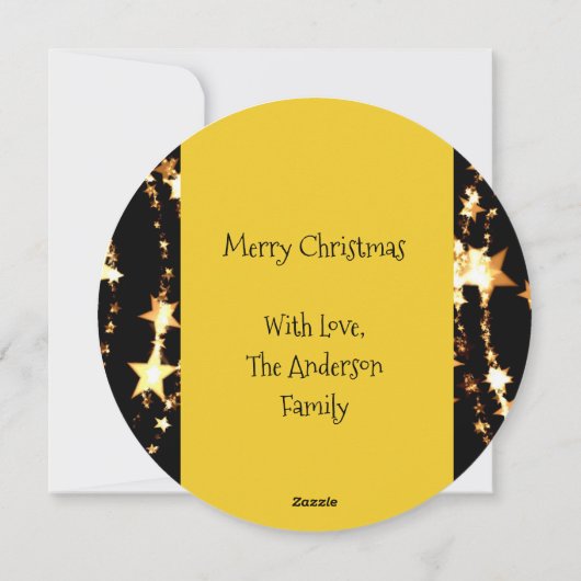 Kerststal Maagd Maria Jezus Kerstmis Sterren Feestdagenkaart (Achterkant)