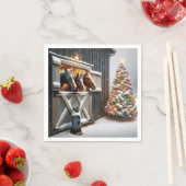 Kerststal met Australische herder Servet (Insitu)