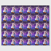 Kerststal met baby Jezus Cadeaupapier (Vlak)