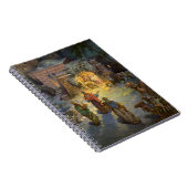 Kerststal met bezoekende Wijzen Notitieboek (Rechterzijde)