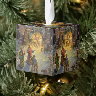 Kerststal met bezoekende Wijzen uit het Oosten Decoratie