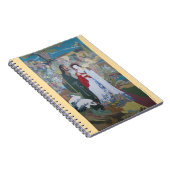 Kerststal met dieren in de tuin notitieboek (Rechterzijde)