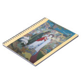 Kerststal met dieren in de tuin notitieboek (Linkerzijde)