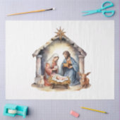 Kerststal ontwerpcollectie 3 tissuepapier (Craft)