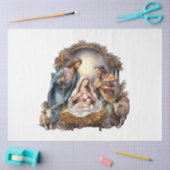 Kerststal ontwerpcollectie 8 tissuepapier (Craft)