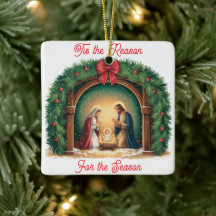 Kerststal Ornament