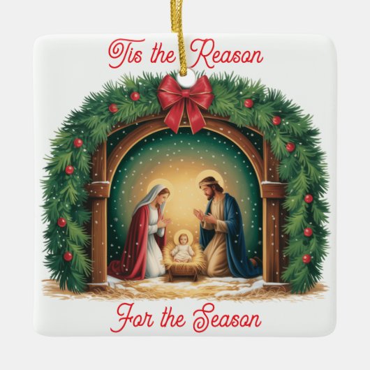Kerststal Ornament (Voorkant)