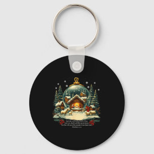 Kerststal Ornament Kerst Scene Matteüs 1_21 Sleutelhanger