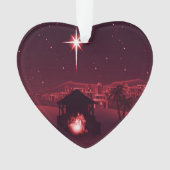 Kerststal ornament met Jezus is de reden (voorkant)