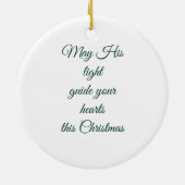 Kerststal Ornament Onder de Ster (Achterkant)