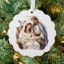 Kerststal Ornamentenkaart en Decoratie