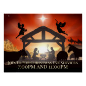  kerststal perfect poster (Voorkant)